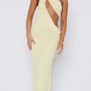 NEW Monaco Moment Maxi Dress Lemon